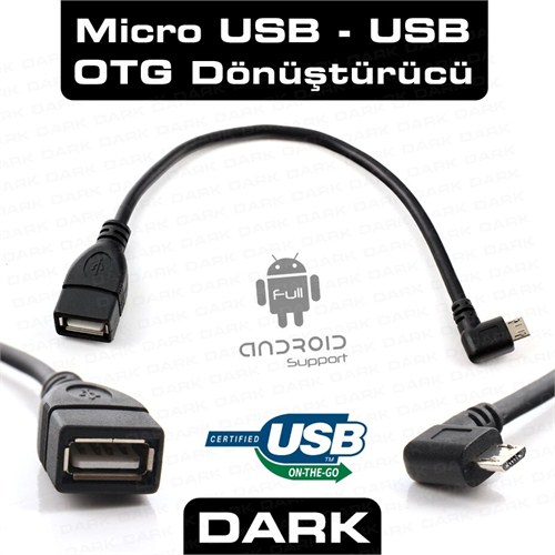 Dark Micro USB2.0 to Usb OTG Kablo (DK-CB-USB2MICROTGCB)