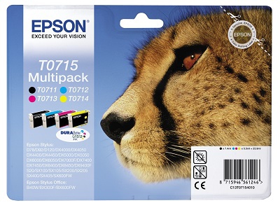 Epson C13T07154010 / T0715 Multipack 4 Renk Mürekkep Kartuş