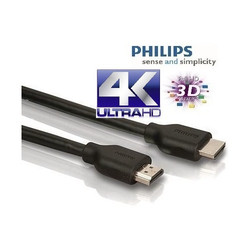 PHILIPS SWV5401H 4K Destekli 1,8m Ethernet HDMI Kablo ( ULTRA HD - 3D )