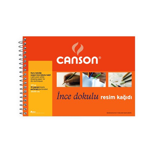 Canson Resim Defteri 35 x 50 cm 120 Gr. 15 Yaprak