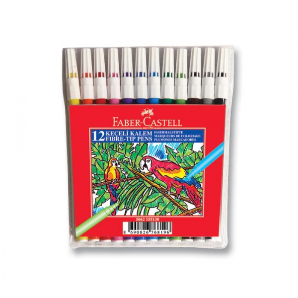 Faber-Castell 12 Li Keçeli Kalem