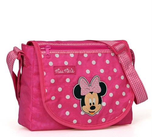 Minnie Mouse Postacı Çanta 27*22*8 cm (Pembe)